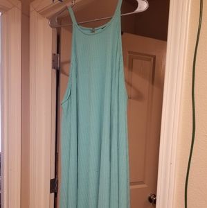 Torrid teal sleeveless dress